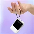 10000mAh Mini Power Bank Built-in Cables Emergency Fast | https://www.bestnamebadges.com