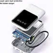 10000mAh Mini Power Bank Built-in Cables Emergency Fast | https://www.bestnamebadges.com