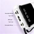 10000mAh Mini Power Bank Built-in Cables Emergency Fast | https://www.bestnamebadges.com