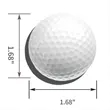 Premium Polypropylene Standard Size Golf Ball | https://www.bestnamebadges.com