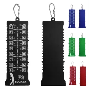 18-Hole Golf Scorecard Shot Counter Golf Accessory