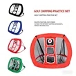 Portable 3-in-1 Golf Practice Net - Indoor Chipping Hitting | https://www.bestnamebadges.com