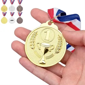 Kids Adults Sports Medals Gold Silver Bronze Stock Available