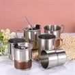 304 Stainless Steel Cup with Handle Straws Lids 10oz Tumbler | https://www.bestnamebadges.com