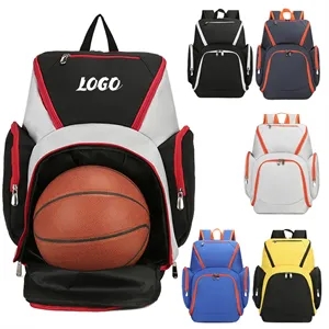 Basketball Backpack Sports Bag with Ball Compartment for Soc