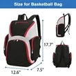 Basketball Backpack Sports Bag with Ball Compartment for Soc | https://www.bestnamebadges.com