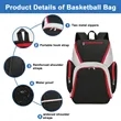 Basketball Backpack Sports Bag with Ball Compartment for Soc | https://www.bestnamebadges.com