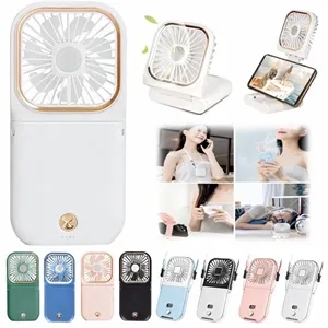 Lightweight Foldable 3-Speed Rechargeable Neckband Fan