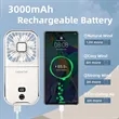 Lightweight Foldable 3-Speed Rechargeable Neckband Fan | https://www.bestnamebadges.com