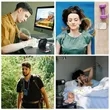 Lightweight Foldable 3-Speed Rechargeable Neckband Fan | https://www.bestnamebadges.com