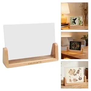 Creative Acrylic Picture Frames With Beech Wood Base 5"x7"