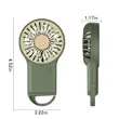 Mini Portable Powerful Handheld Fan | https://www.bestnamebadges.com
