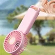 USB Charging Handheld Folding Neck Hanging Small Fan | https://www.bestnamebadges.com