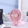 USB Charging Handheld Folding Neck Hanging Small Fan | https://www.bestnamebadges.com