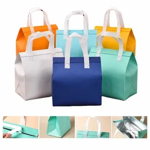 Disposable Insulated Takeout Bag Non-Woven Self-Sealing