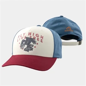 HUK® 'Live Free' Graphic Trucker Hat with Custom Logo