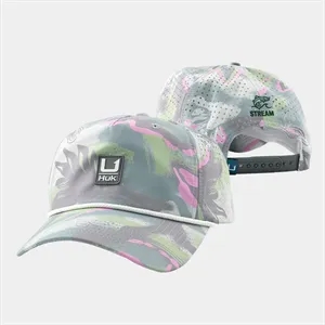 HUK® Unstructured Printed Cap with Rope Detail