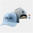 HUK® Trucker Hat with Sweat Control and Custom Logo | https://www.bestnamebadges.com