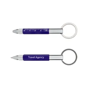 6 In 1 Multifunction Screwdriver Ballpoint Pen Keychain