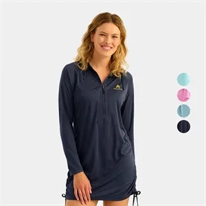 Huk® Women's UPF50+ Full Sleeve Cover-UP Dress