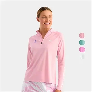 Huk® Women's HydroCool Performance Full Sleeve Quarter Zip