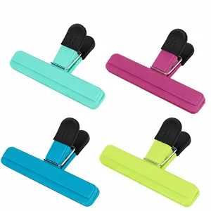 6" Large Wide Open Food Chip Bag Clips