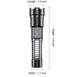 COB Extremely Bright Rechargeable Torch w/ Zoom Flashlights | https://www.bestnamebadges.com