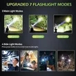 COB Extremely Bright Rechargeable Torch w/ Zoom Flashlights | https://www.bestnamebadges.com