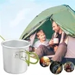 Portable Camping Cup With Foldable Handle | https://www.bestnamebadges.com