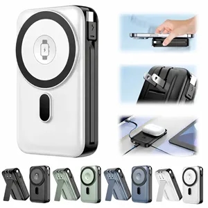 Magnetic Three-In-One Dual-Wire Fast Charging Power Bank