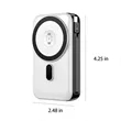 Magnetic Three-In-One Dual-Wire Fast Charging Power Bank | https://www.bestnamebadges.com