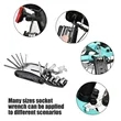 Portable Mountain Bike Repair Kit with Tire Patch Tools | https://www.bestnamebadges.com