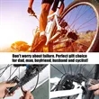 Portable Mountain Bike Repair Kit with Tire Patch Tools | https://www.bestnamebadges.com