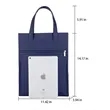 Durable Organized Premium Multi-Functional Document Tote Bag | https://www.bestnamebadges.com