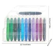 24-Color Non-Toxic Water-Based Blendable Twistable Crayons | https://www.bestnamebadges.com