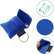 Cpr First Aid Face Mask Shield W/ Key Chain | https://www.bestnamebadges.com