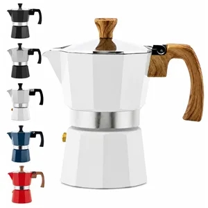 10oz Moka Coffee Italian Aluminum Star Anise Pot