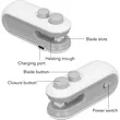 Rechargeable Bag Sealer With Cutter And Magnetic Adsorption | https://www.bestnamebadges.com
