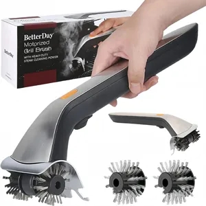 Electric Grill Brush with Powerful Steam Cleaning