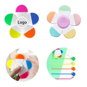 Flower Shape Fidget Spinner Highlighter
