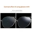 Microfiber Glasses Cleaning Cloth With Keychain | https://www.bestnamebadges.com