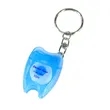 Dental Floss Box Small Tooth Shape Keychain | https://www.bestnamebadges.com