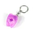Dental Floss Box Small Tooth Shape Keychain | https://www.bestnamebadges.com