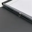 Lightweight Refillable Mini Aluminum Cover Journal with Pen | https://www.bestnamebadges.com