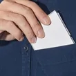Lightweight Refillable Mini Aluminum Cover Journal with Pen | https://www.bestnamebadges.com