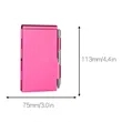 Lightweight Refillable Mini Aluminum Cover Journal with Pen | https://www.bestnamebadges.com