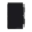 Lightweight Refillable Mini Aluminum Cover Journal with Pen | https://www.bestnamebadges.com