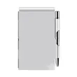 Lightweight Refillable Mini Aluminum Cover Journal with Pen | https://www.bestnamebadges.com