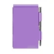 Lightweight Refillable Mini Aluminum Cover Journal with Pen | https://www.bestnamebadges.com