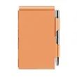 Lightweight Refillable Mini Aluminum Cover Journal with Pen | https://www.bestnamebadges.com